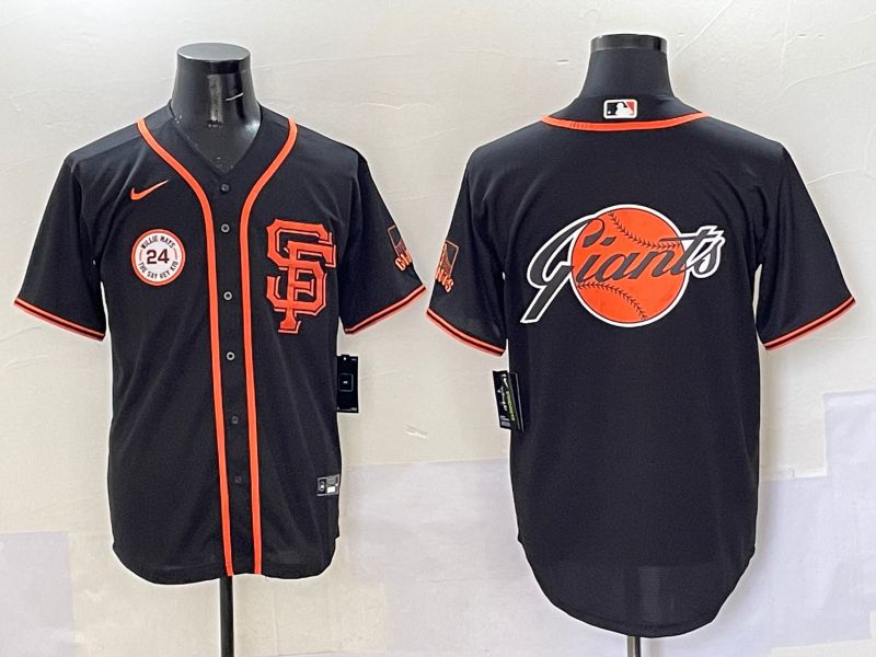 Men San Francisco Giants Blank Black Game 2025 Nike MLB Jersey style 12->san francisco giants->MLB Jersey